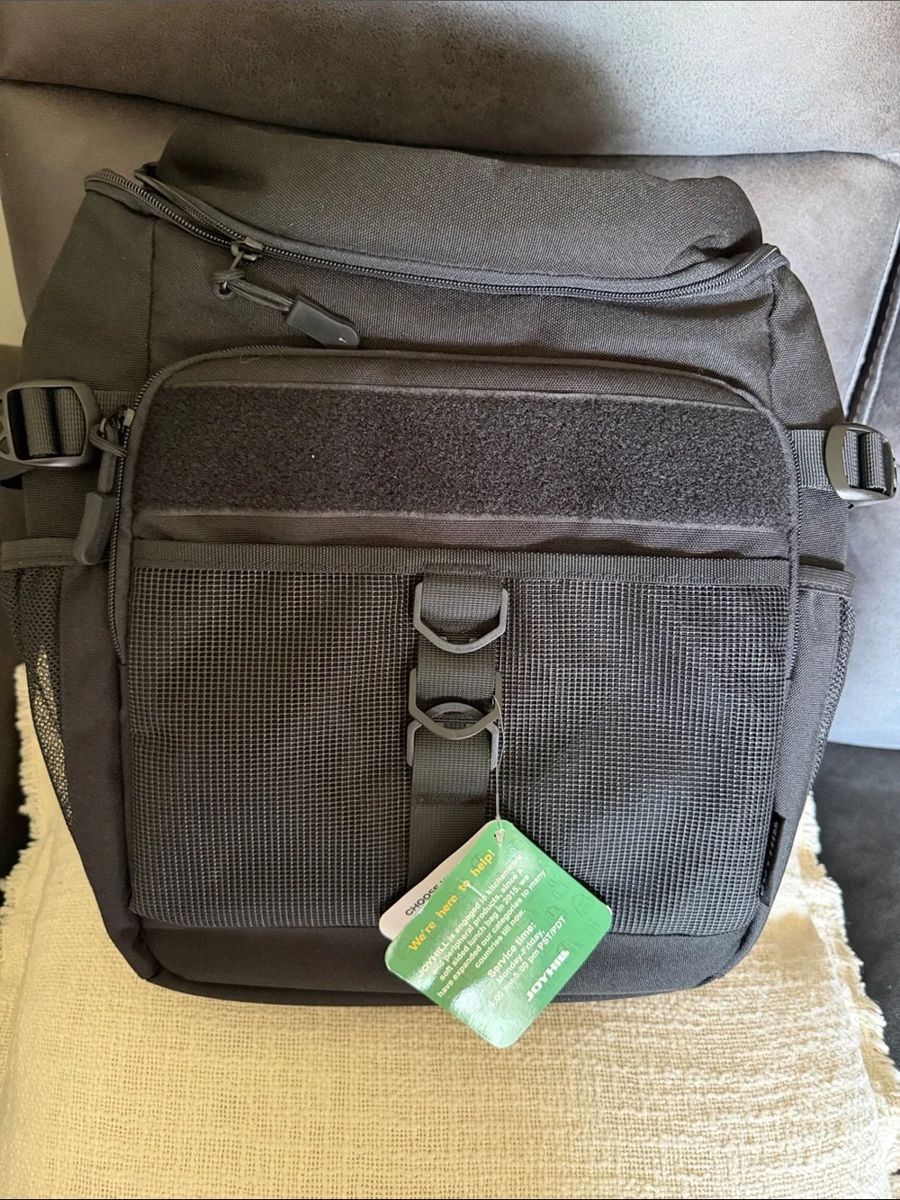 Men's Black Tactical Bag - Durable Everyday Carry